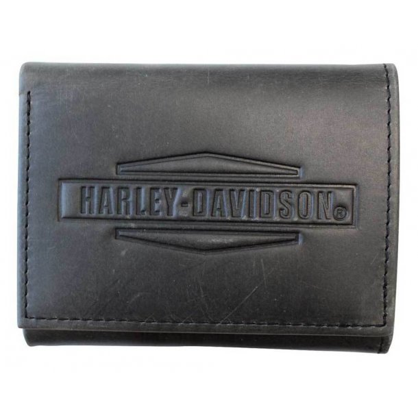 Harley-Davidson® Men's Crazy Horse Tri-Fold Leather Wallet - Punge ...